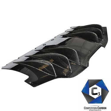 C3 Carbon Ferrari 458 Carbon Fiber Rear Diffuser